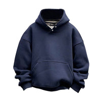 Ines Hoodie with Hood in Navy