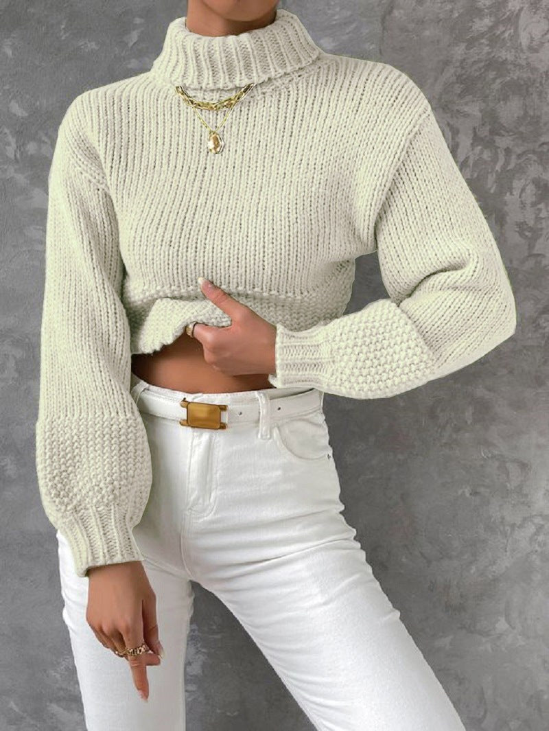 Ines Knit Sweater in Beige