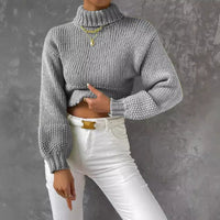Ines Knit Sweater in Sky Blue