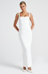 Geneva Midaxi Dress - Ivory