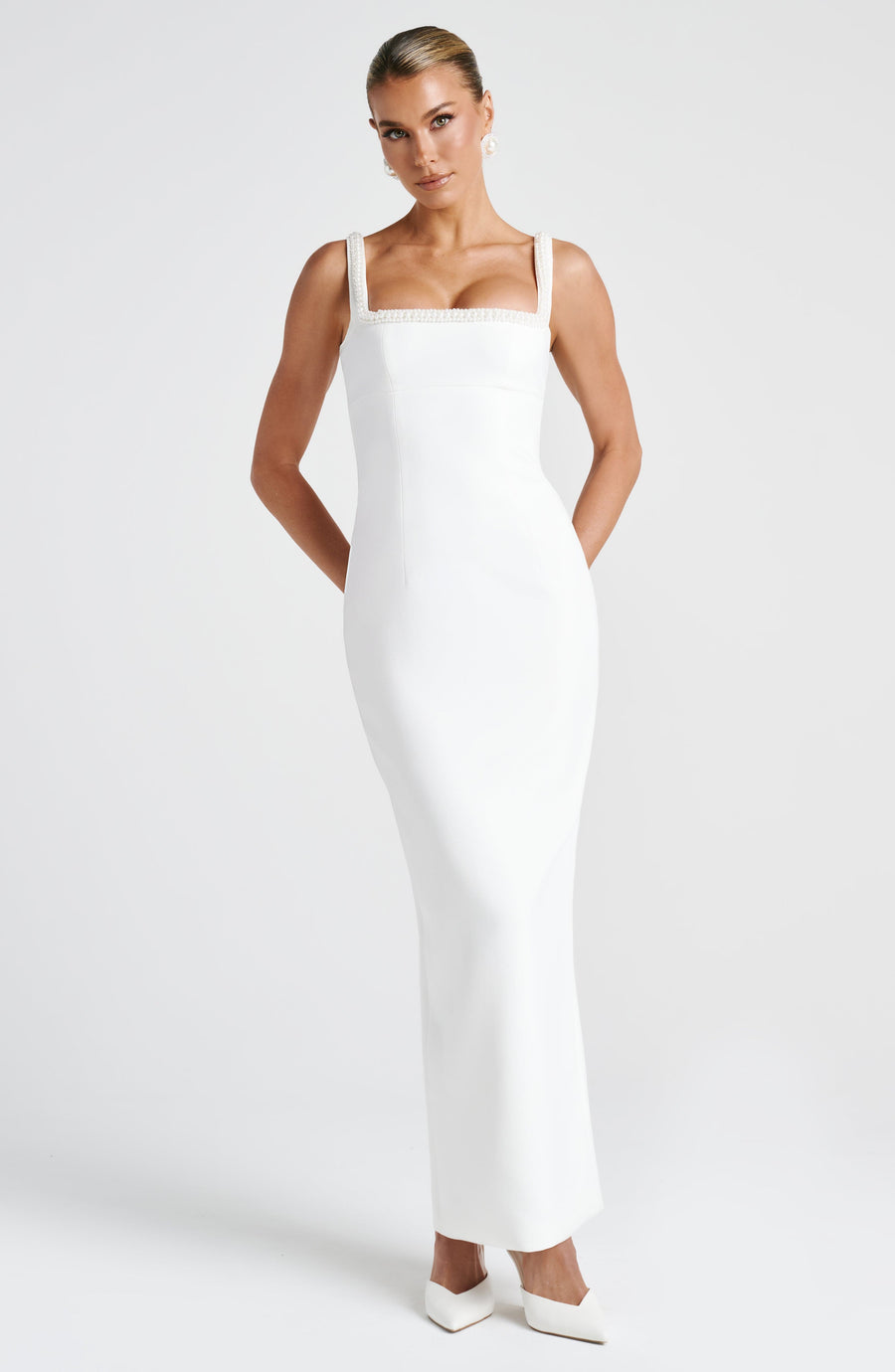 Geneva Midaxi Dress - Ivory
