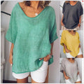 Ingrid Casual Linen Top