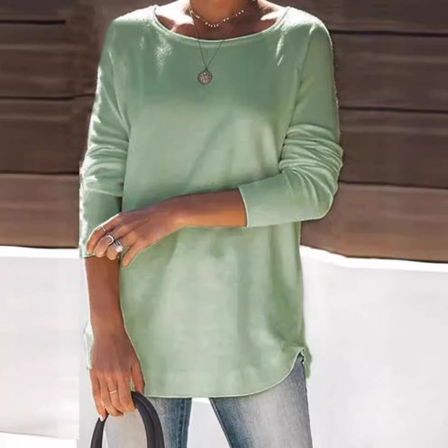 Ingrid Long Sleeve Top in Black