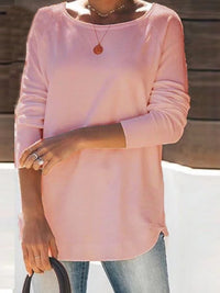 Ingrid Long Sleeve Top in Pink