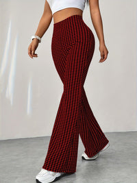 Ingrid Trousers in Red Black
