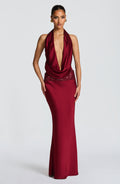 Genevieve Maxi Skirt - Burgundy