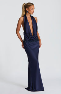 Genevieve Maxi Skirt in Navy