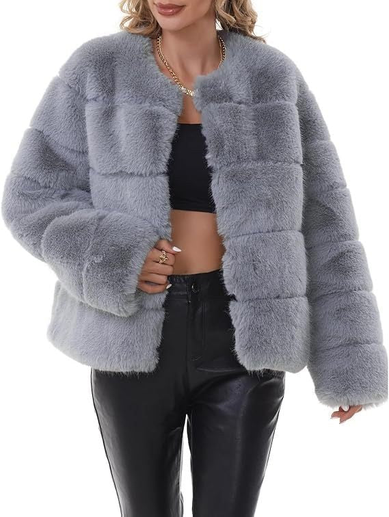 Irene Jacket with Puff Sleeve in Grey