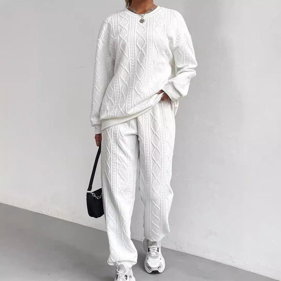 Irene Knit Set in White