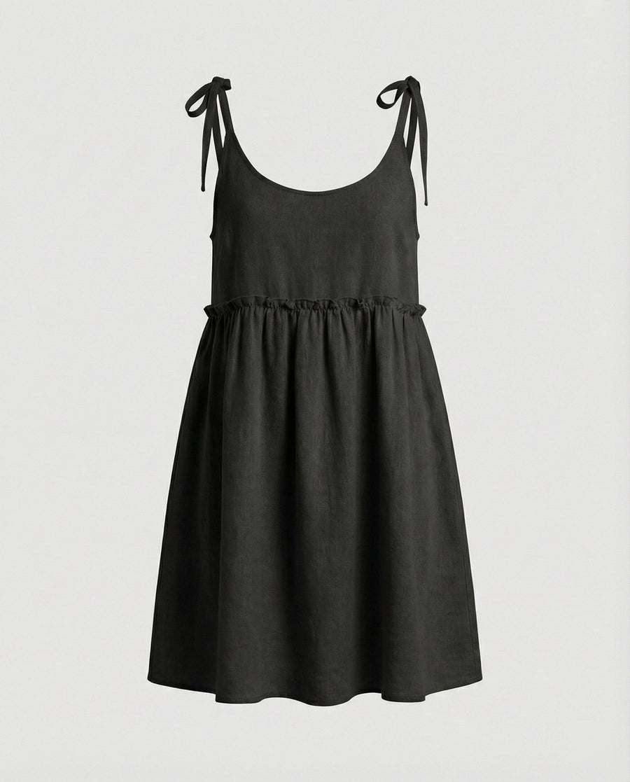 Irene Summer Dress in Black