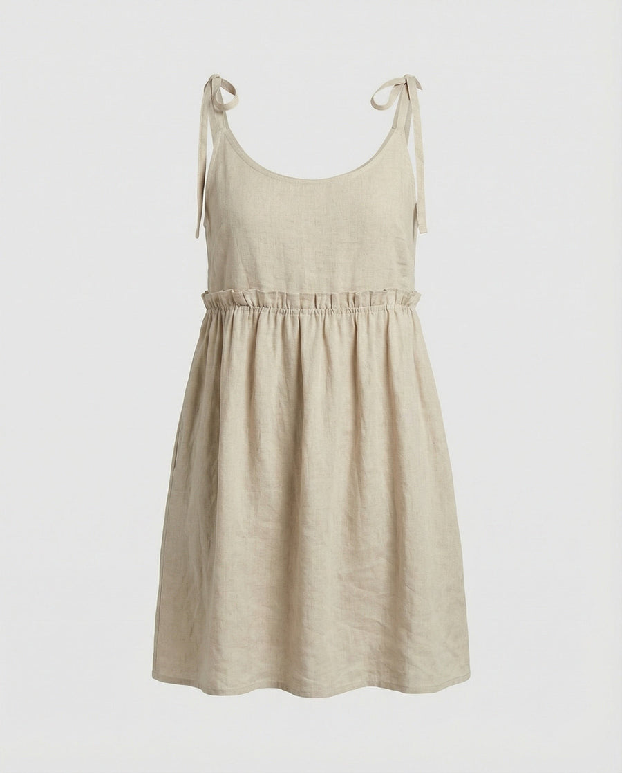 Irene Summer Dress in Khaki