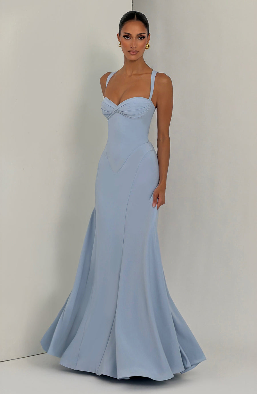 Madison Maxi Dress – Glacier Blue