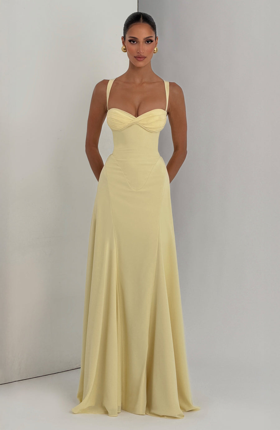Madison Maxi Dress – Lemon