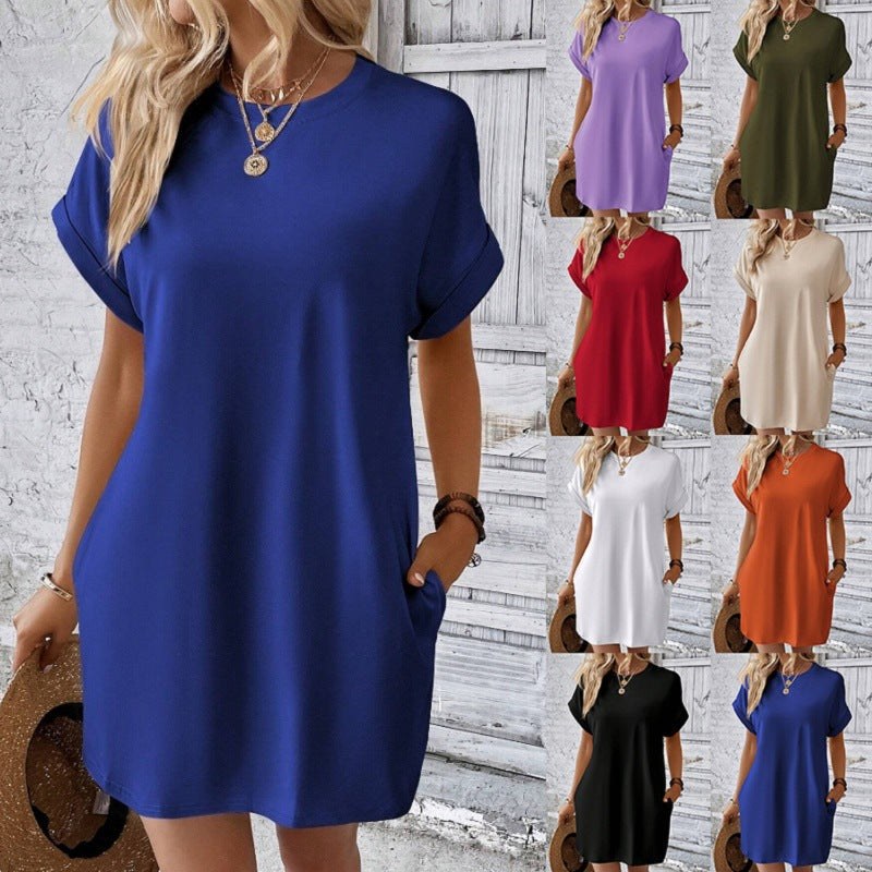 Iris Casual Dress with Pockets