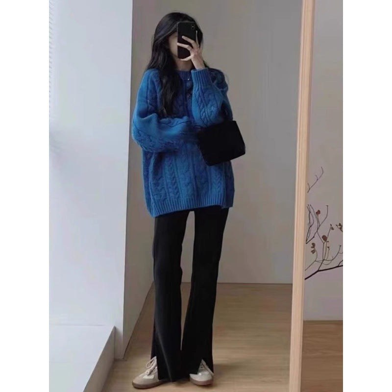Iris Casual Knit Sweater with Oversized