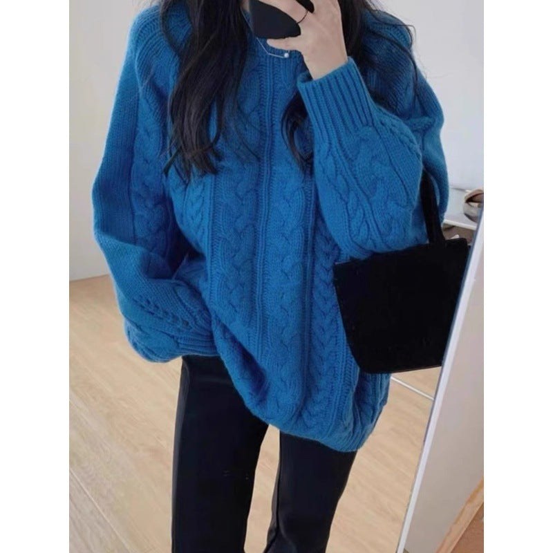 Iris Casual Knit Sweater with Oversized