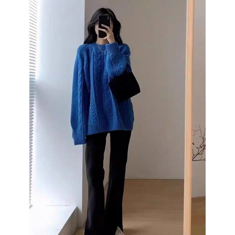 Iris Casual Knit Sweater with Oversized