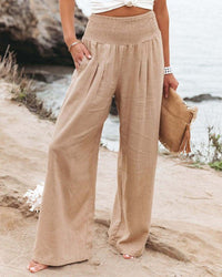 Iris Comfortable Linen Trousers