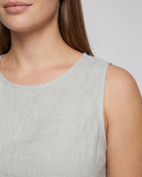 Iris Elegant Linen Top