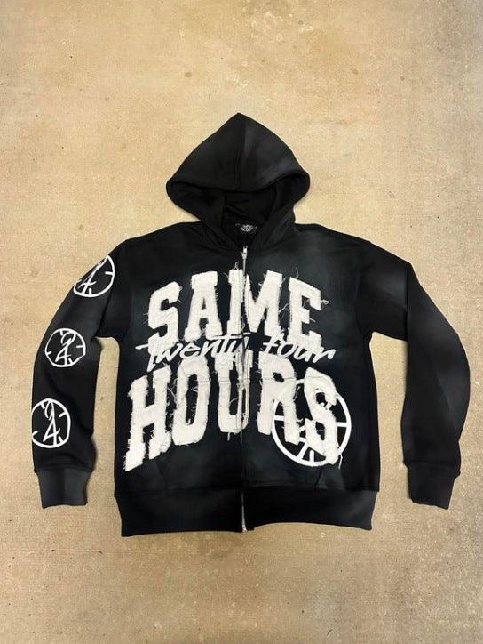 Iris Hoodie with Hood in Black