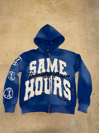 Iris Hoodie with Hood in Blue