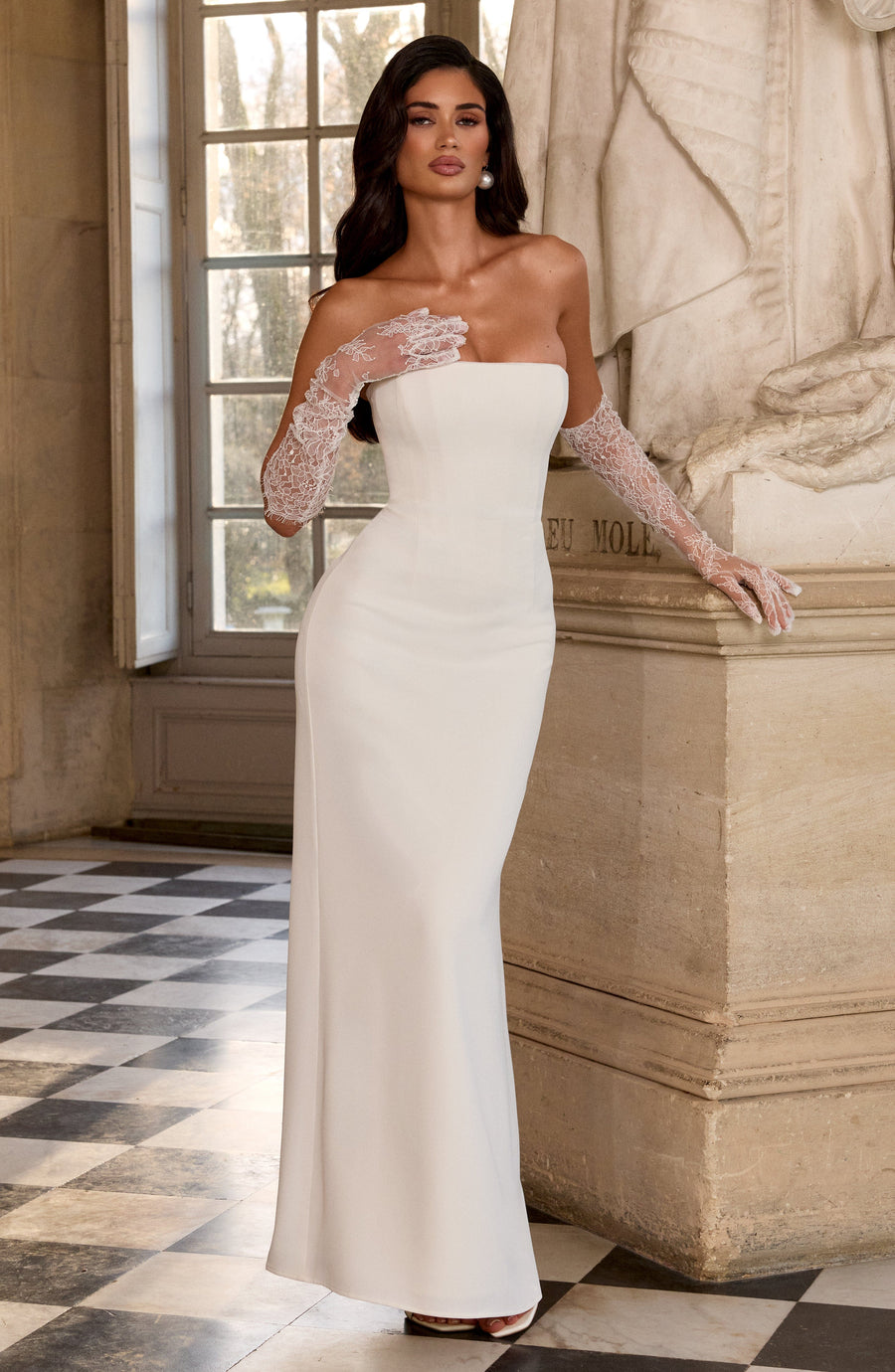 Rosie Maxi Dress – Ivory