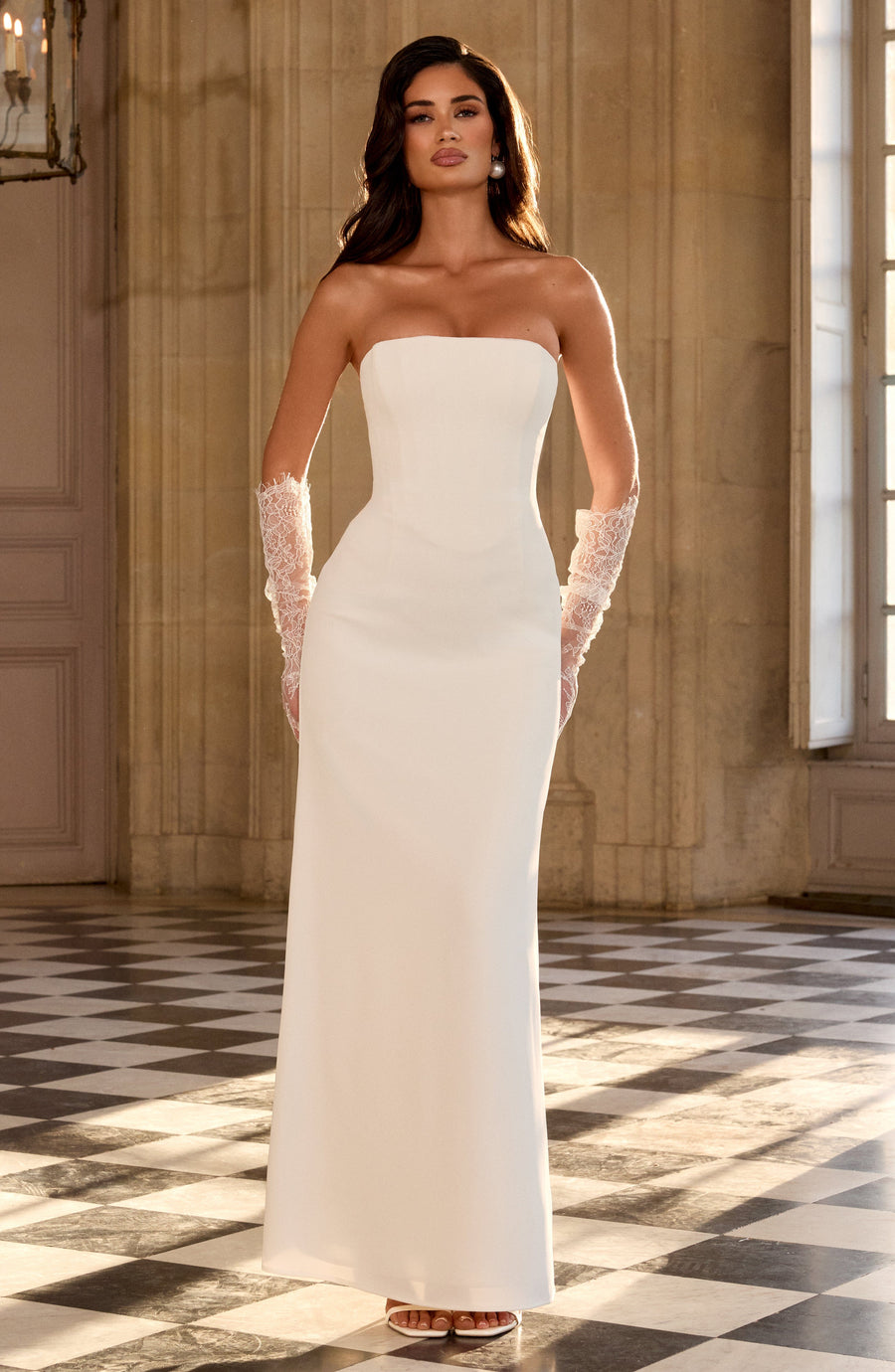 Rosie Maxi Dress – Ivory