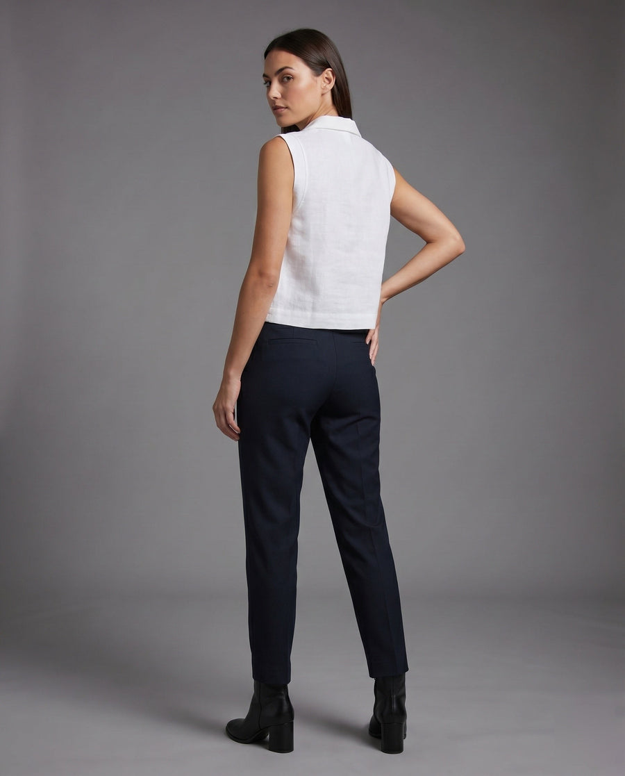 Isabeau Airy Linen Top
