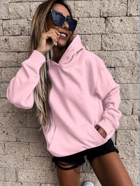 Isabeau Casual Hoodie with Hood in Pink