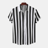Isabeau Elegant Shirt with Short Sleeve in Black