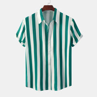 Isabeau Elegant Shirt with Short Sleeve in Sky Blue