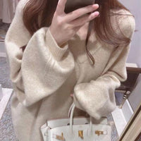 Isabeau Knit Sweater with V-Neck
