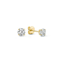 Larmes™ | Gold Stone Stud Earrings