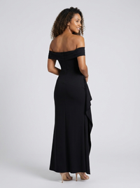 Isabella | Ruched Off Maxi Dress