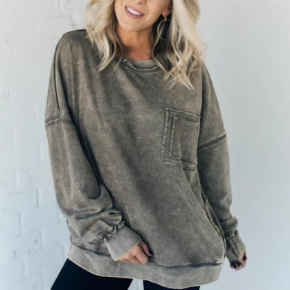Isadora Casual Shirt with Ruffles and Oversized