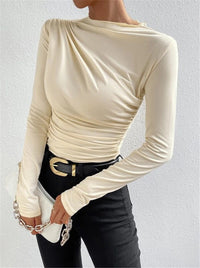 Isadora Elegant Shirt in Apricot