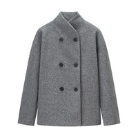 Isadora Elegant Wool Jacket in Grey