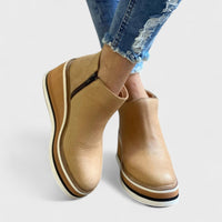 Isadora Women's Chelsea Ankle Boots in Beige