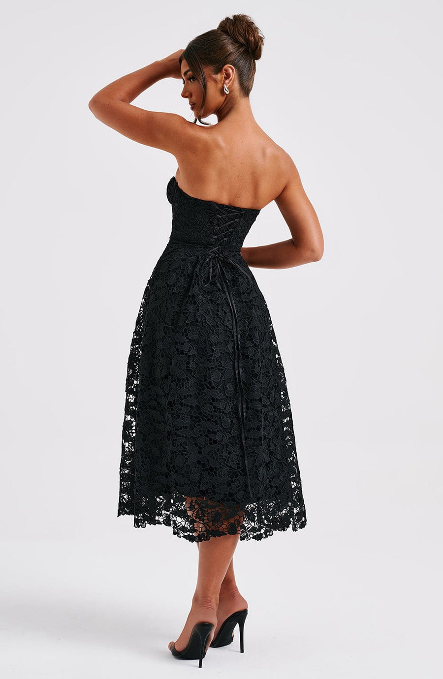Stevie Midi Dress - Black