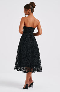 Stevie Midi Dress - Black