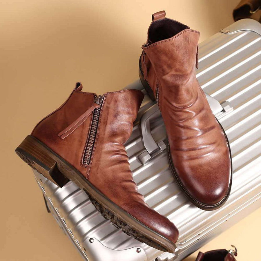 Isidor Casual Boots with Zip Front