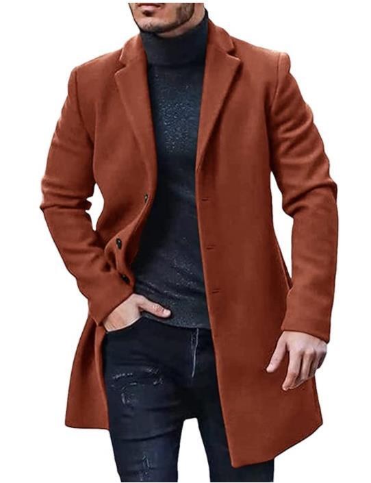 Isidor Elegant Trench Coat in Camel
