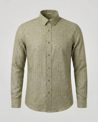 Isidor Linen Shirt in Khaki