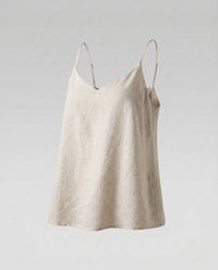 Isla Airy Linen Top in Linen