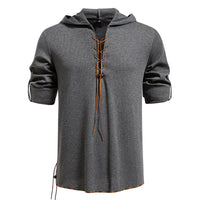 Isla Casual Hoodie with Hood in Dark Grey