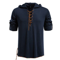 Isla Casual Hoodie with Hood in Navy