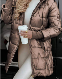Isla Jacket with Hood in Khaki