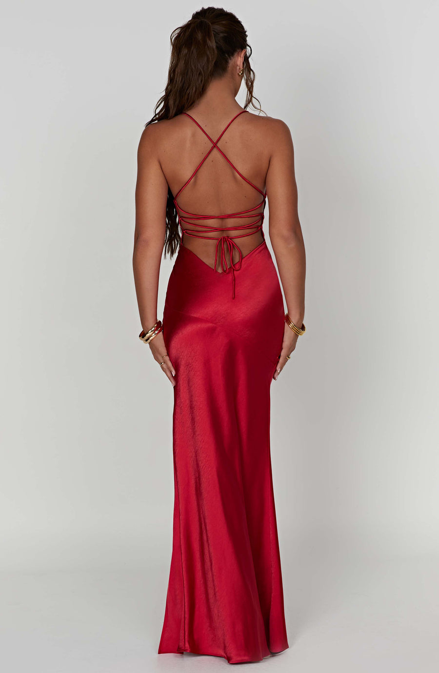 Estée Maxi Dress – Red