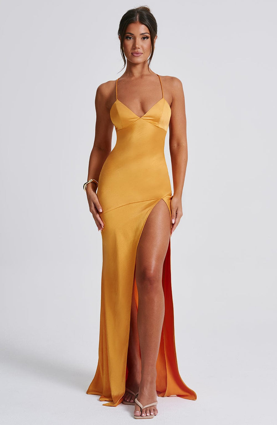 Estée Maxi Dress – Tangerine