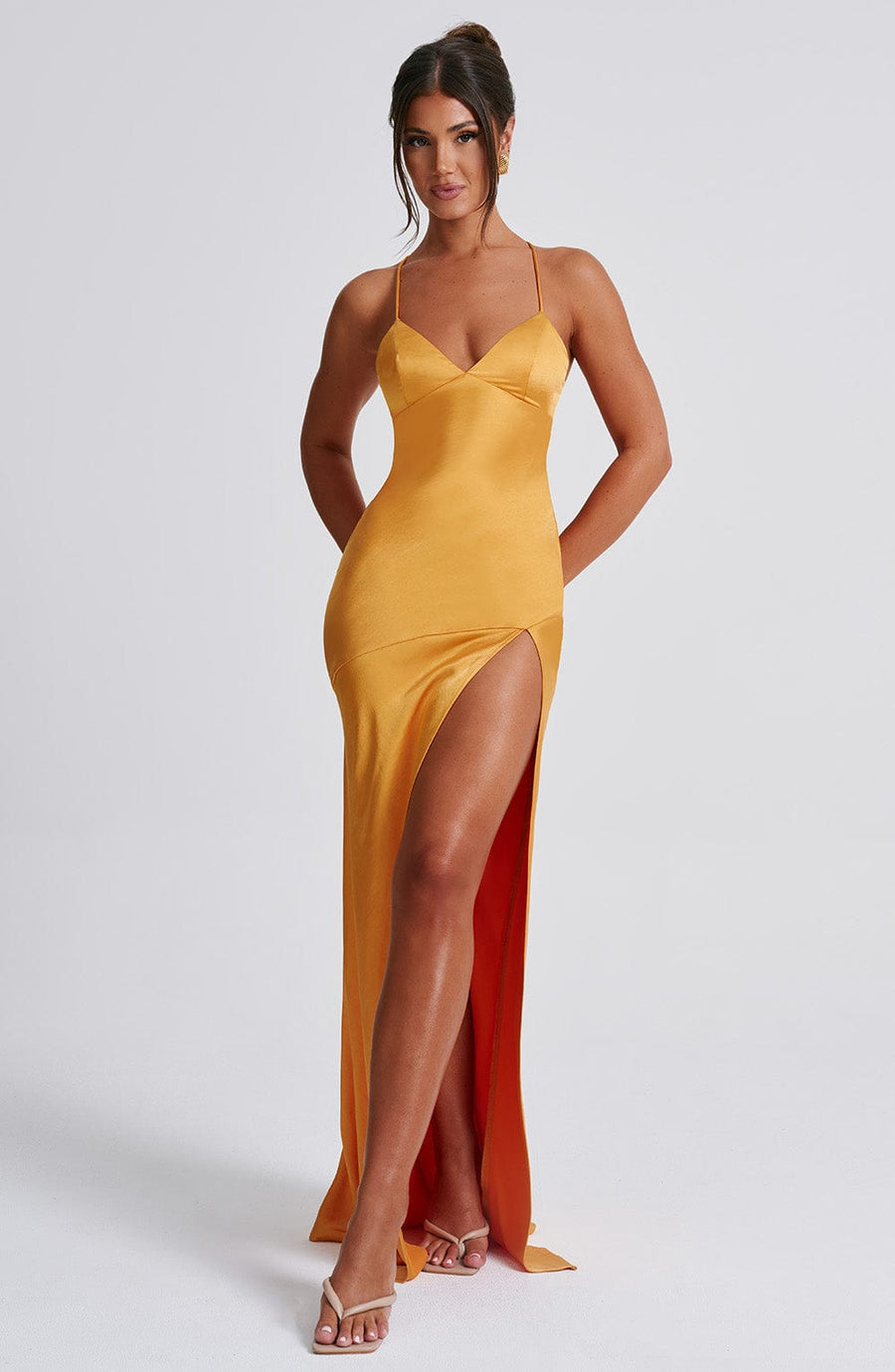 Estée Maxi Dress – Tangerine